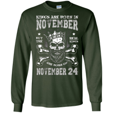 Real Kings Are Born On November 24 Tee Shirt