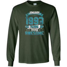 January 1993 Birthday 25 Years Of Being Awesome T-Shirt
