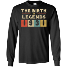 Retro The Birth Of Legend USA 1931 86th Birthday Gift 86 yrs