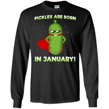 Funny Pickles Are Born In January Birthday Gift T-Shirt