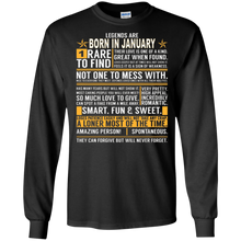 legends are born in january