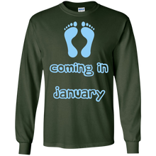 January Due Date Pregnancy Announcement T-Shirt
