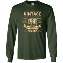 Vintage Genuine Made In 1981 36th Birthday Gift 36 years old