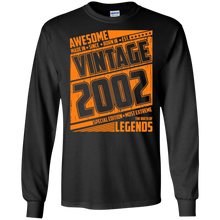 Legends Awesome are born Retro Vintage made in 2002 15th