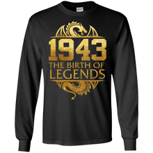 1943 The Birth Of Legends Vintage Classic 75 Years Old 75th