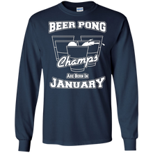 Beer Pong Champs Are Born In January T-Shirt