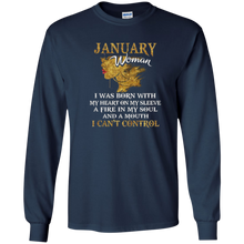 January Woman Cute Shir Born In January Birthday Gift