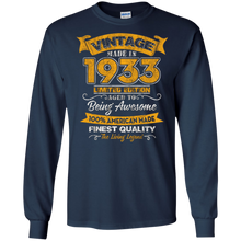 Legends Vintage Made In 1933 84th Birthday Gift 84 years old