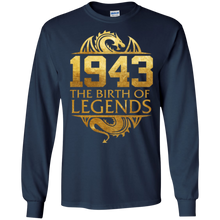 1943 The Birth Of Legends Vintage Classic 75 Years Old 75th