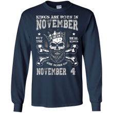 Real Kings Are Born On November 4 Tee Shirt