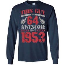Vintage Born in 1953 64th Birthday Gifts 64 This Guy Awesome