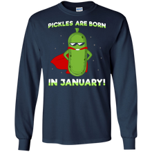 Funny Pickles Are Born In January Birthday Gift T-Shirt