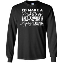 2018 Happy New Years Eve Party Shirt, Resolution Lying Thing