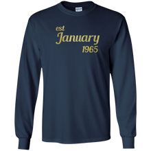 est January 1965 T-Shirt - 52nd Birthday gift Tee