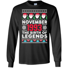 November 1993 The Birth Of Legends Christmas T Shirt