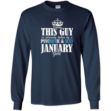 January Girl T-Shirt Sorry This Guy Is Already Taken By A
