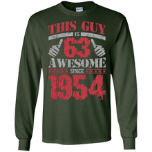 Vintage Born in 1954 63rd Birthday Gifts 63 This Guy Awesome