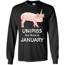 Unipigs Are Born In January Funny T Shirt