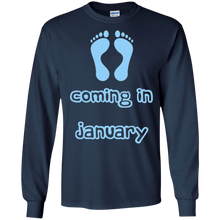January Due Date Pregnancy Announcement T-Shirt