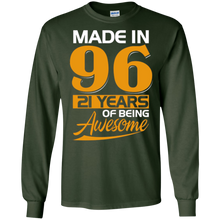 21th Birthday Made In 1996 Tee Shirt
