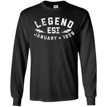 Legend Est January 1958 Shirt - 60th Birthday Gifts T-Shirt