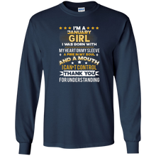 I'm A January Girl T Shirt Funny Gift For January Birthday