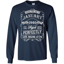 Legends Were Born In Jannuary 1944, 74th Birthday Gift Shirt