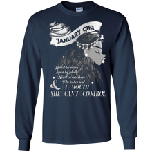 January Girl A Mouth She Can't Control T-shirt
