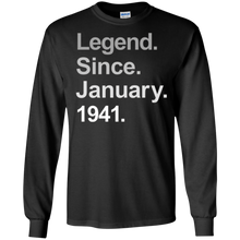 Legend Since January 1941 TShirt - 76th Birthday Gift Shirt