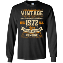 Vintage Genuine Made In 1972 45th Birthday Gift 45 years old