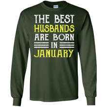 Best Husbands Are Born in January men shirt Funny Husband