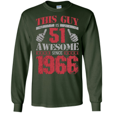 Vintage Born in 1966 51st Birthday Gifts 51 This Guy Awesome