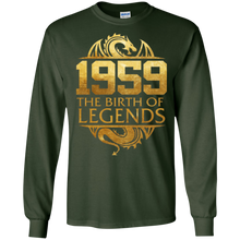 1959 The Birth Of Legends Vintage Classic 59 Years Old 59th