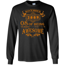 8 Of Being Years Awesome November 2009 Tee Shirt