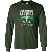 Girls Irish Dancing Gift T-Shirt, Legends Born in January