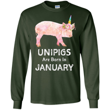 Unipigs Are Born In January Funny T Shirt