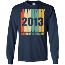 Retro January 2013 T-Shirt Vintage 5th Birthday Gift Shirt