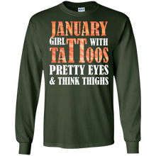 January Girl T-Shirt January Girl With Tattoos