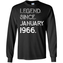 Legend Since January 1966 Shirt - 52th Birthday Gifts