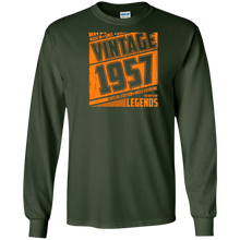Legends Awesome are born Retro Vintage made in 1957 60th