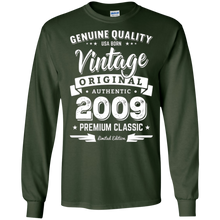 Born in 2009 Vintage Birthday T-Shirt - Made in 2009 Shirts