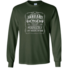 Legends Were Born In January 1958 T-Shirt 60th Birthday