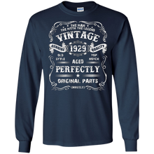 Mens 88th Birthday T-Shirt Legend Vintage 1929 Original Parts Tee