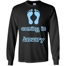 January Due Date Pregnancy Announcement T-Shirt