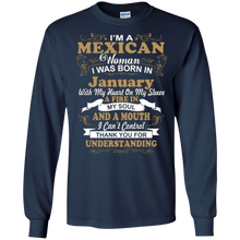 Womens I'm A Mexican Woman I Was Born In January T-Shirt
