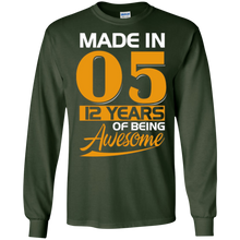 12th Birthday Made In 2005 Tee Shirt