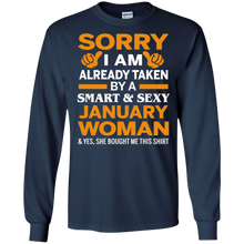 Sorry I'm Taken By A Smart And Sexy January Woman T-Shirt