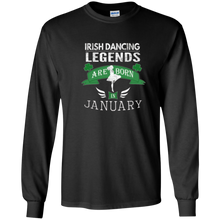 Girls Irish Dancing Gift T-Shirt, Legends Born in January