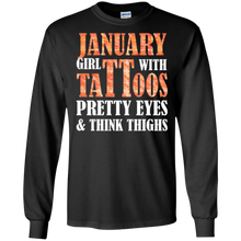 January Girl T-Shirt January Girl With Tattoos