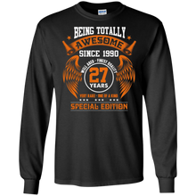Vintage Born in 1990 27th Birthday 27 Years Old Awesome Gift